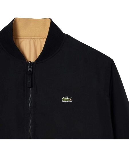 Blouson Aviateur Homme Noir Beige Lacoste