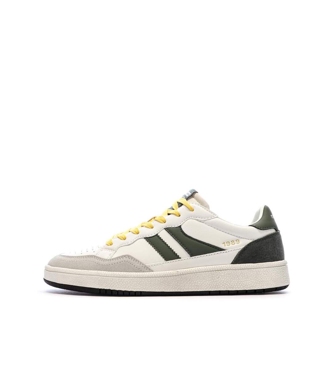 Baskets blanc/kaki homme teddy smith120597-1
