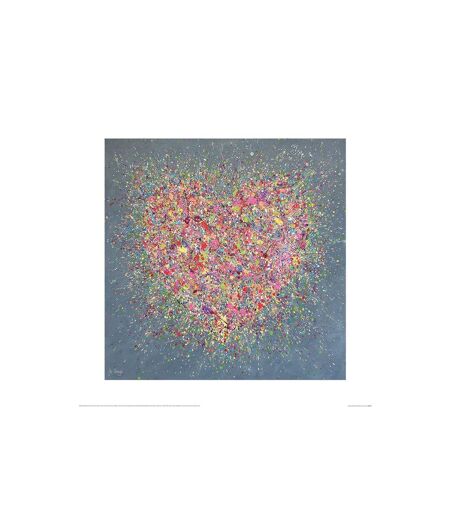Jo Gough - Poster HOME IS WHERE THE HEART IS (Multicolore) (40 cm x 40 cm) - UTPM4598