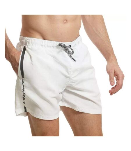 Short de bain homme blanc / bleu marine RIPT Essentials