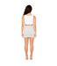 Mini Jupe Femme Gris Chiné Missy Empire-2