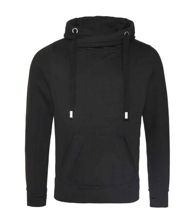 Sweat à capuche adulte noir vif Awdis