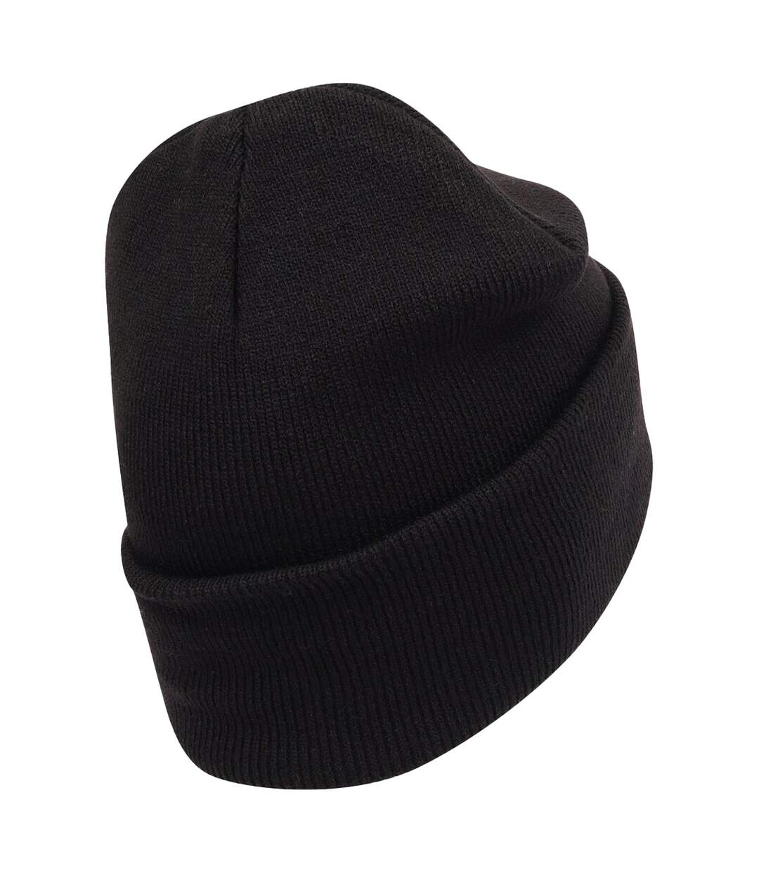 Bonnet À Revers En Coton Biologique Original Noir Beechfield-2
