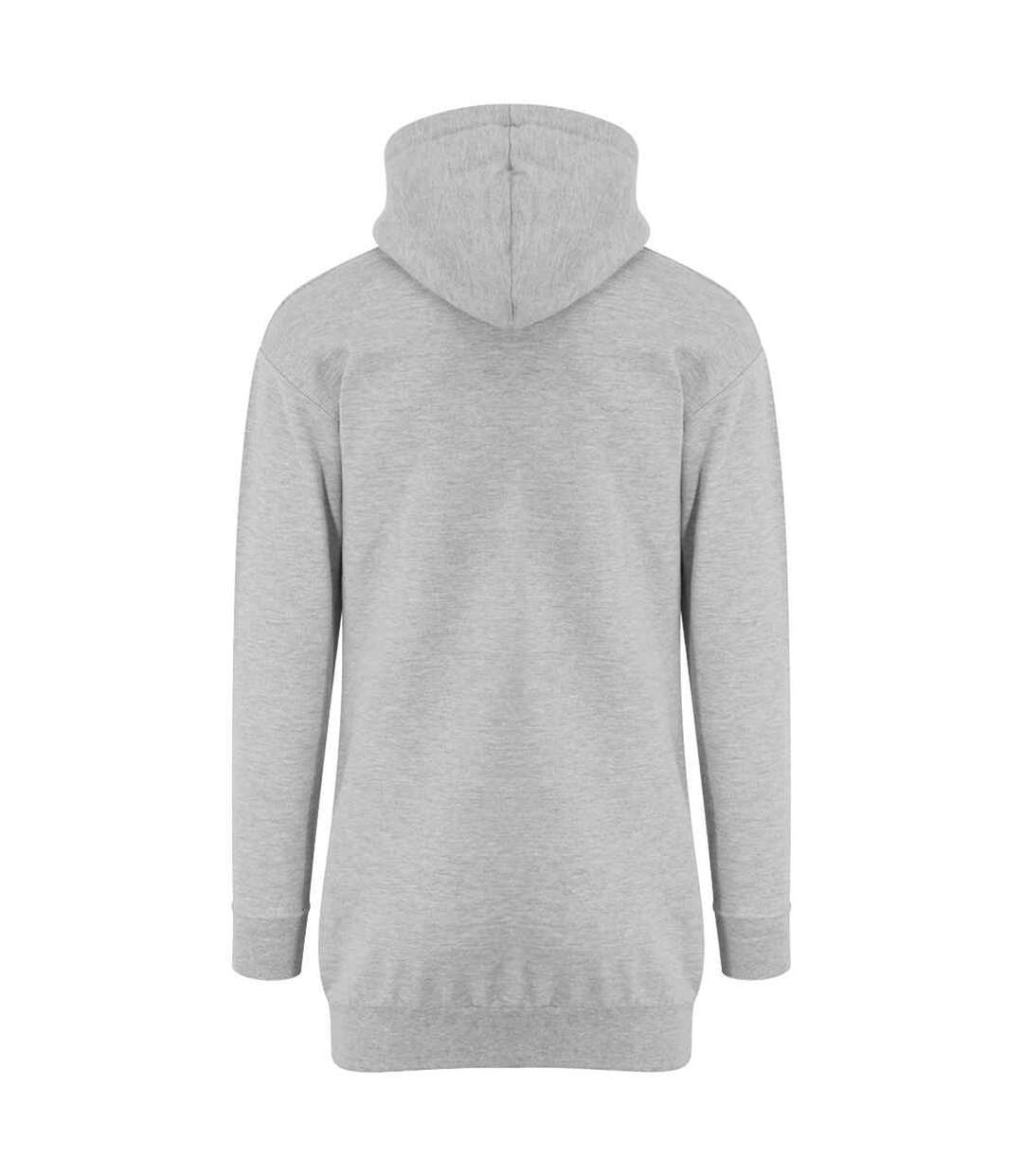 AWDis Girlie Womens/Ladies Hoodie Dress (Heather Gray) - UTPC3448-3