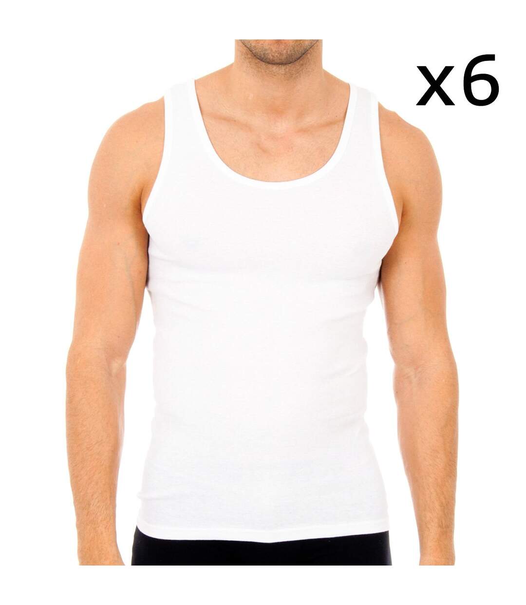 Men's wide strap undershirt 0300