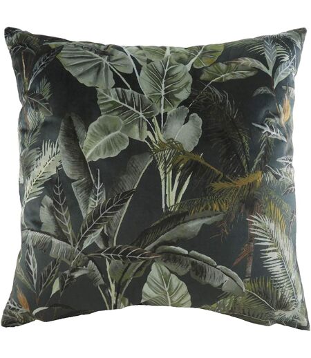 Evans Lichfield Kiable Leaves Cushion Cover (Green) (One Size)
