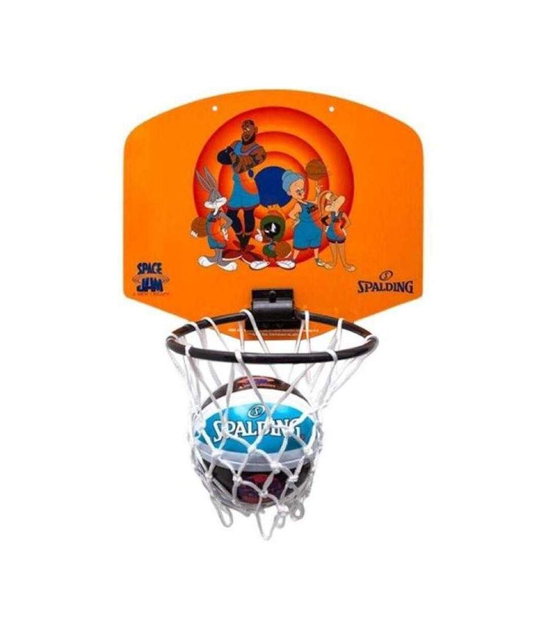 Ensemble De Mini Panier De Basket Space Jam Tune Squad Enfant Taille Unique Orange Spalding-1