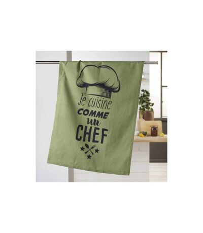 Torchon de Cuisine Comme un Chef 50x70cm Kaki
