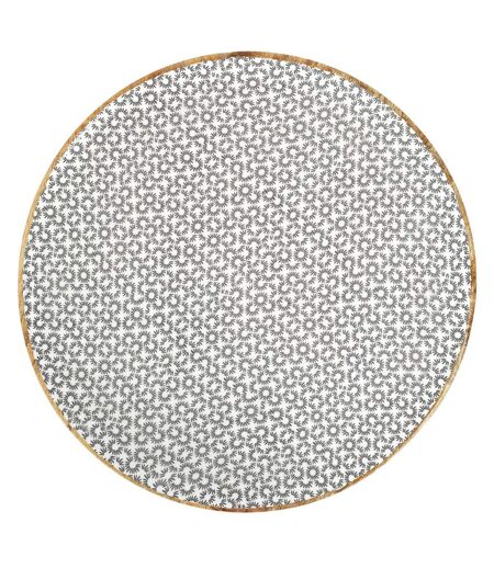 Dessous d'Assiette Géométrique 35cm Naturel