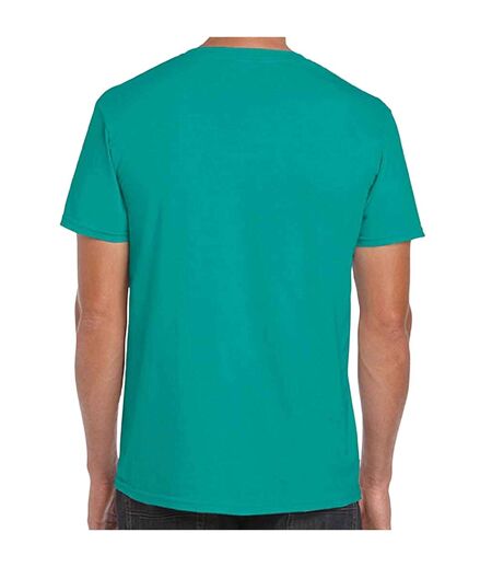 Mens short sleeve soft-style t-shirt jade dome Gildan