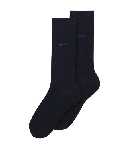 Lot De 2  Chaussettes Homme Bleu Foncé Boss