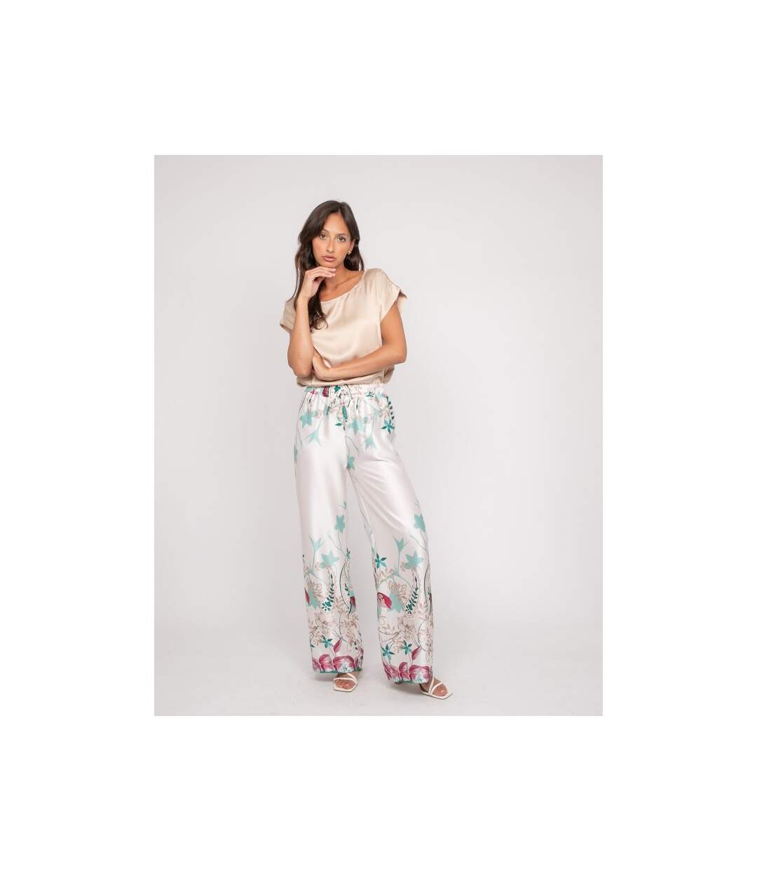 Top effet satin FRIDOLE - Dona X Lisa-4