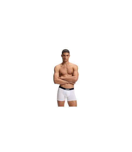 Lot De 3  Boxers Homme Blanc Boss