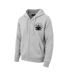 Mens Relaxed Fit Full Zip Hoodie Grey Aquascutum-3