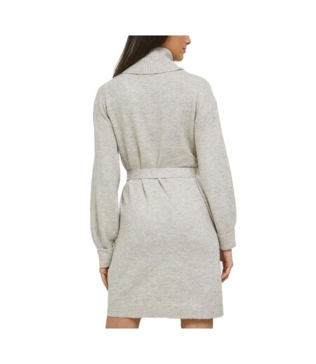 Robe col roulé beige femme jdy roll neck
