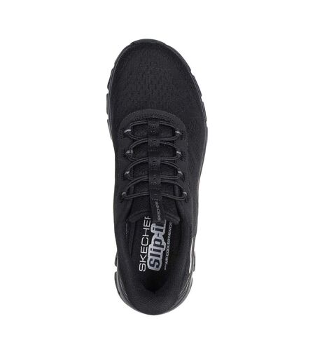 Baskets Gold Step Femme Noir Skechers