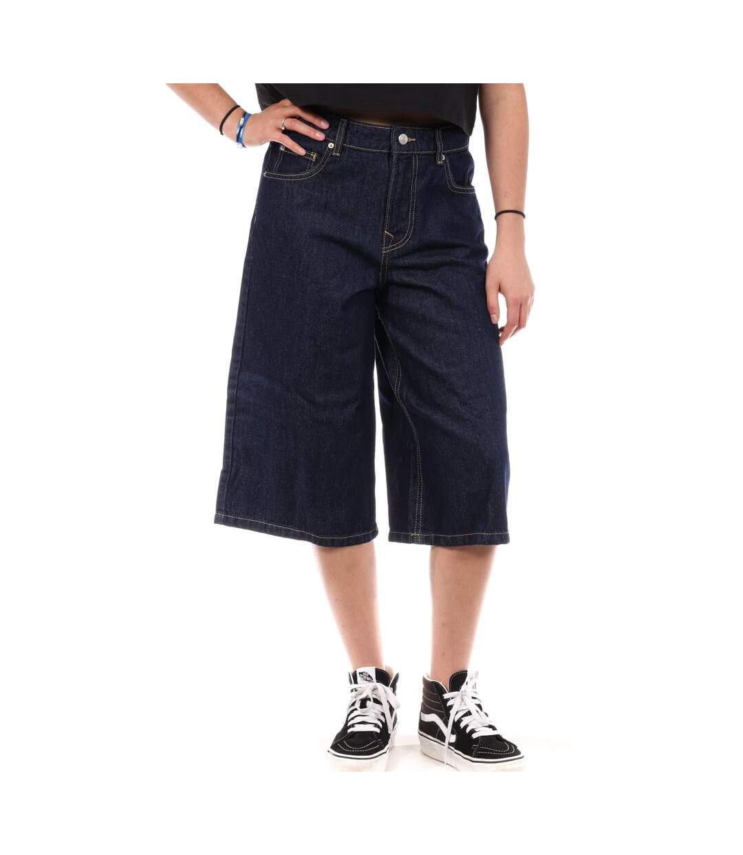 Bermuda bleu femme jennyfer aggyb-1