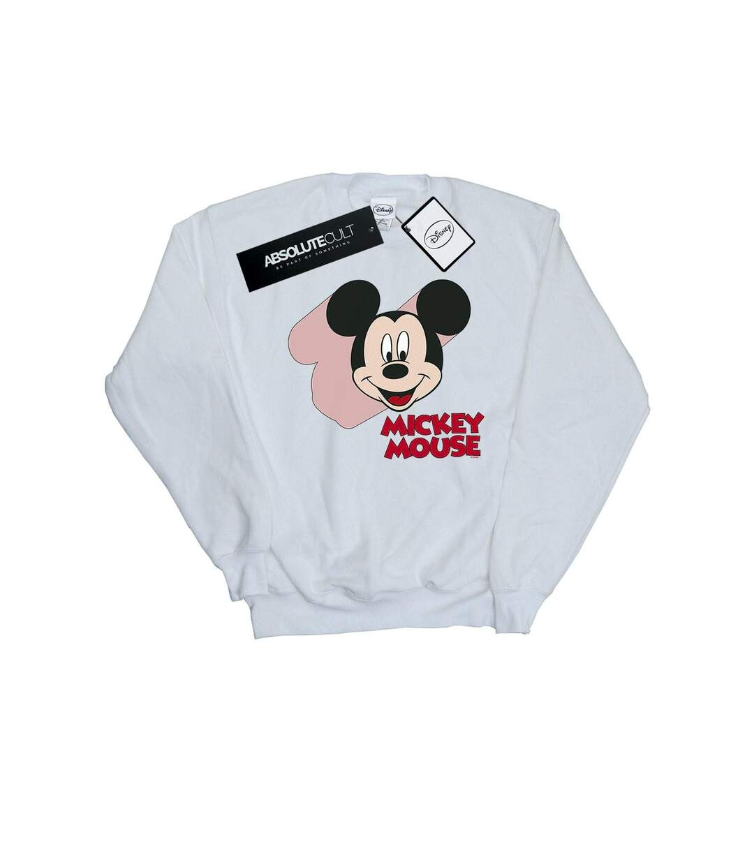 Disney Sweatshirt Mickey Mouse Move Femme/Ladies (Blanc) - UTBI27239-1