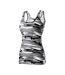 Débardeur Motif/style Camouflage Triumph Femme Blanc Noir Malfini-3