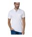 Duke Mens Grant Chest Pocket Pique Polo Shirt (White) - UTDC177-3
