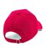 Casquette Authentic Unisexe Rouge Noir Blanc Beechfield-2