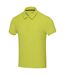 Unisex Adult Akoya Terrycloth Recycled Polo Shirt Lime Elevate NXT-3
