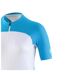 Womens/ladies Karol Full Zip Short-sleeved Jersey Turquoise Bicycle Line-3