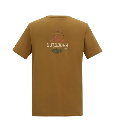 T-shirt Cline Original Outdoor Homme Brun Clair Vif Regatta