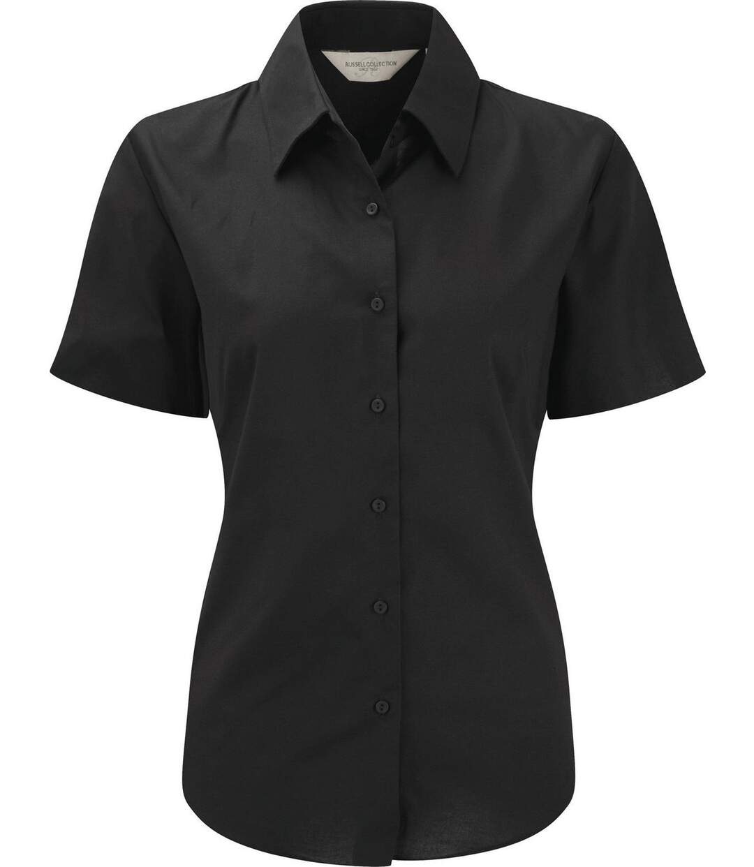 Chemise manches courtes - Femme - RU933F - noir-2