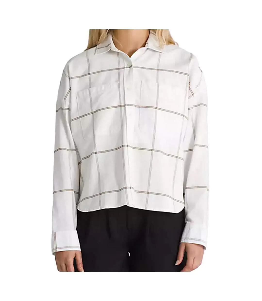 Chemise blanches femme vans antica boxy-1