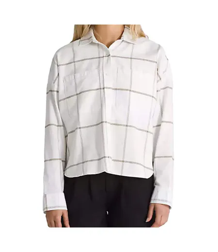 Chemise blanches femme vans antica boxy