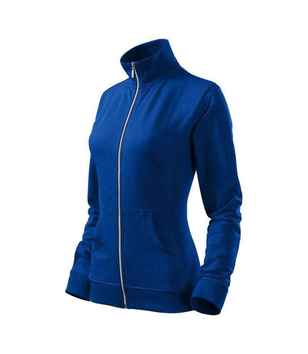 Womens/ladies Viva Cotton Blend Fitted Sweatshirt Blue Malfini-3