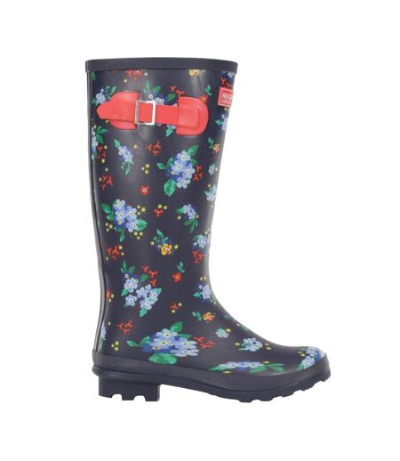 Bottes De Pluie Fairweather Femme Bleu Marine Rouge Regatta
