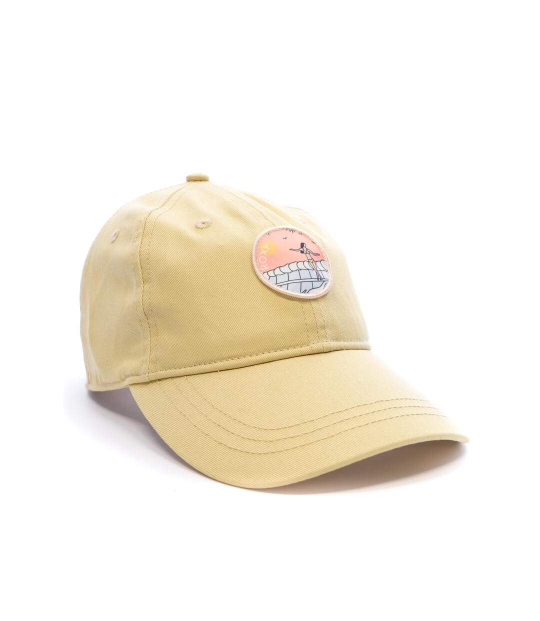 Casquette jaune roxy fiji flower - taille unique-2