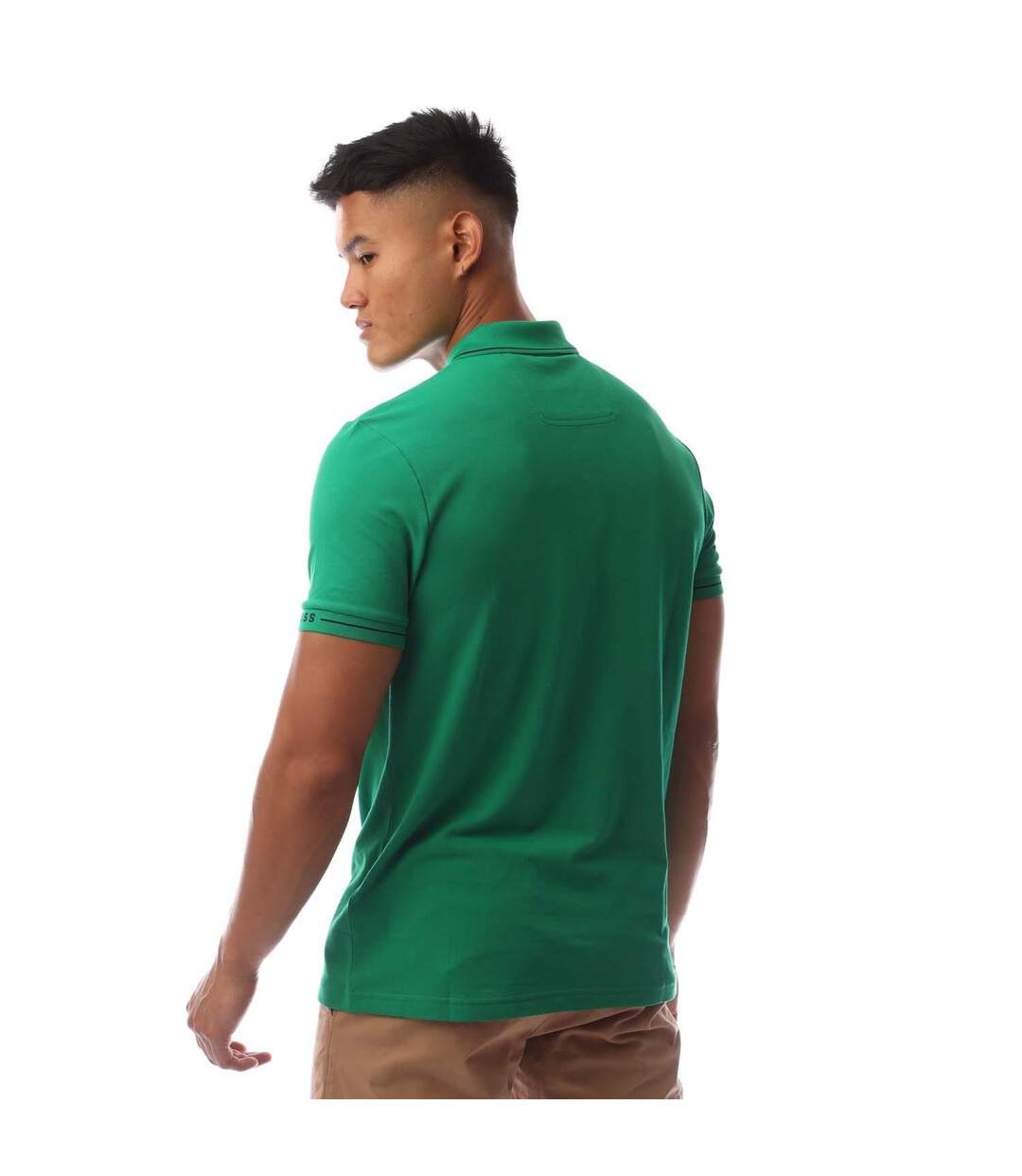 Polo Paule Homme Vert Boss-2