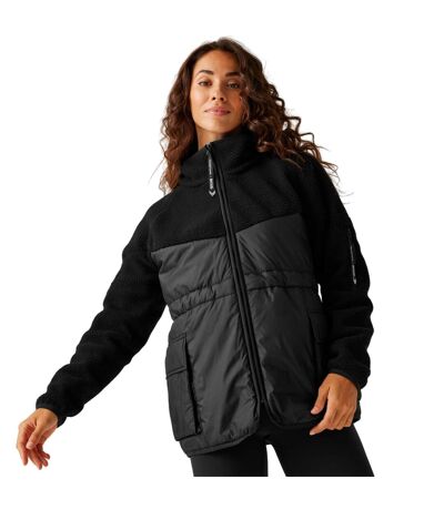 Womens/ladies Arrigas Christian Lacroix Hybrid Jacket Black Regatta