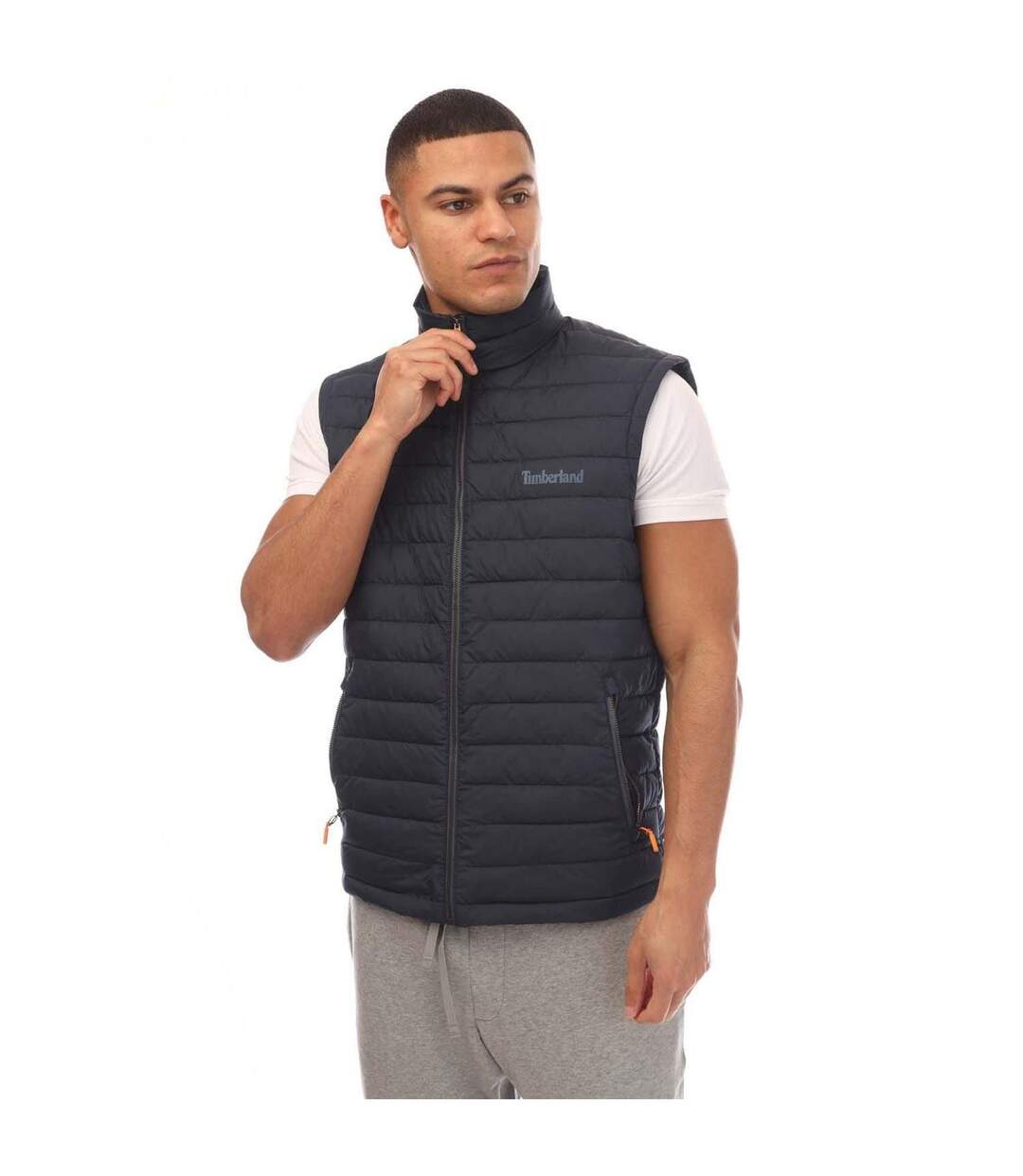 Mens Axis Peak Water Repellent Vest Navy Timberland-2