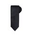 Premier Mens Micro Dot Pattern Formal Work Tie (One Size) (Black/Dark Grey) - UTRW5234
