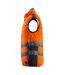 Gilet Haute Visibilité Safe Supreme Grimsby Adulte Orange Fluo Bleu Marine Foncé Mascot-2