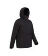 Mountain Warehouse Mens Bachill Three Layer Waterproof Jacket (Black)