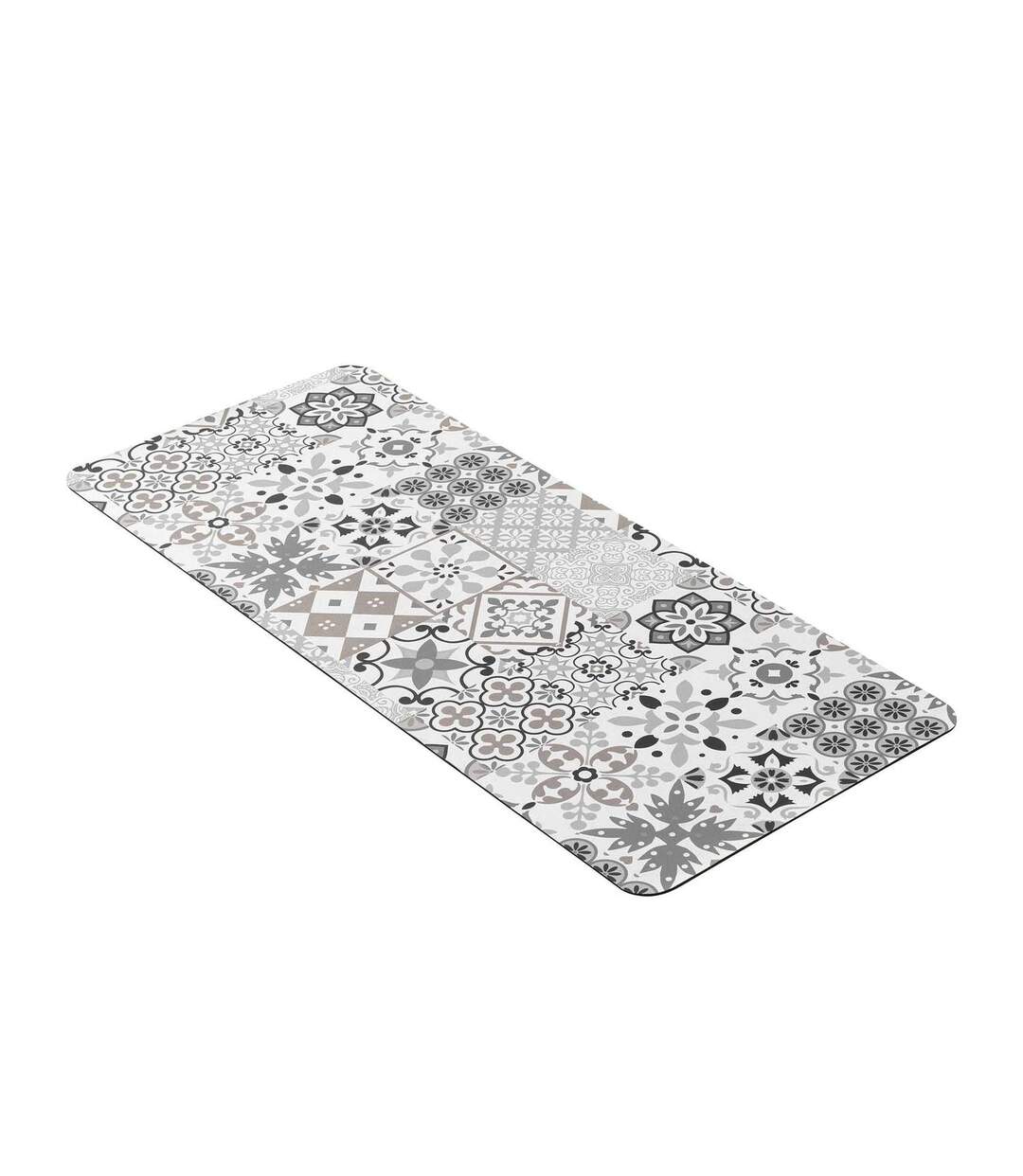 Tapis de bain ultra absorbant carreaux de ciment - 50 x 120 cm-3