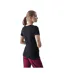 Womens/ladies Cotton Slim T-shirt Black 4F-3