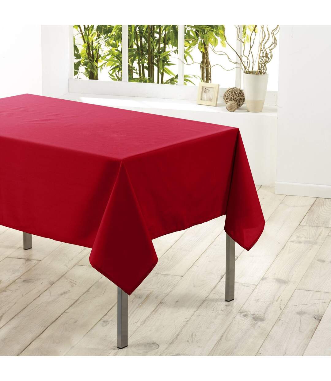 Nappe Antitache Essentiel 140x300cm Rouge-1