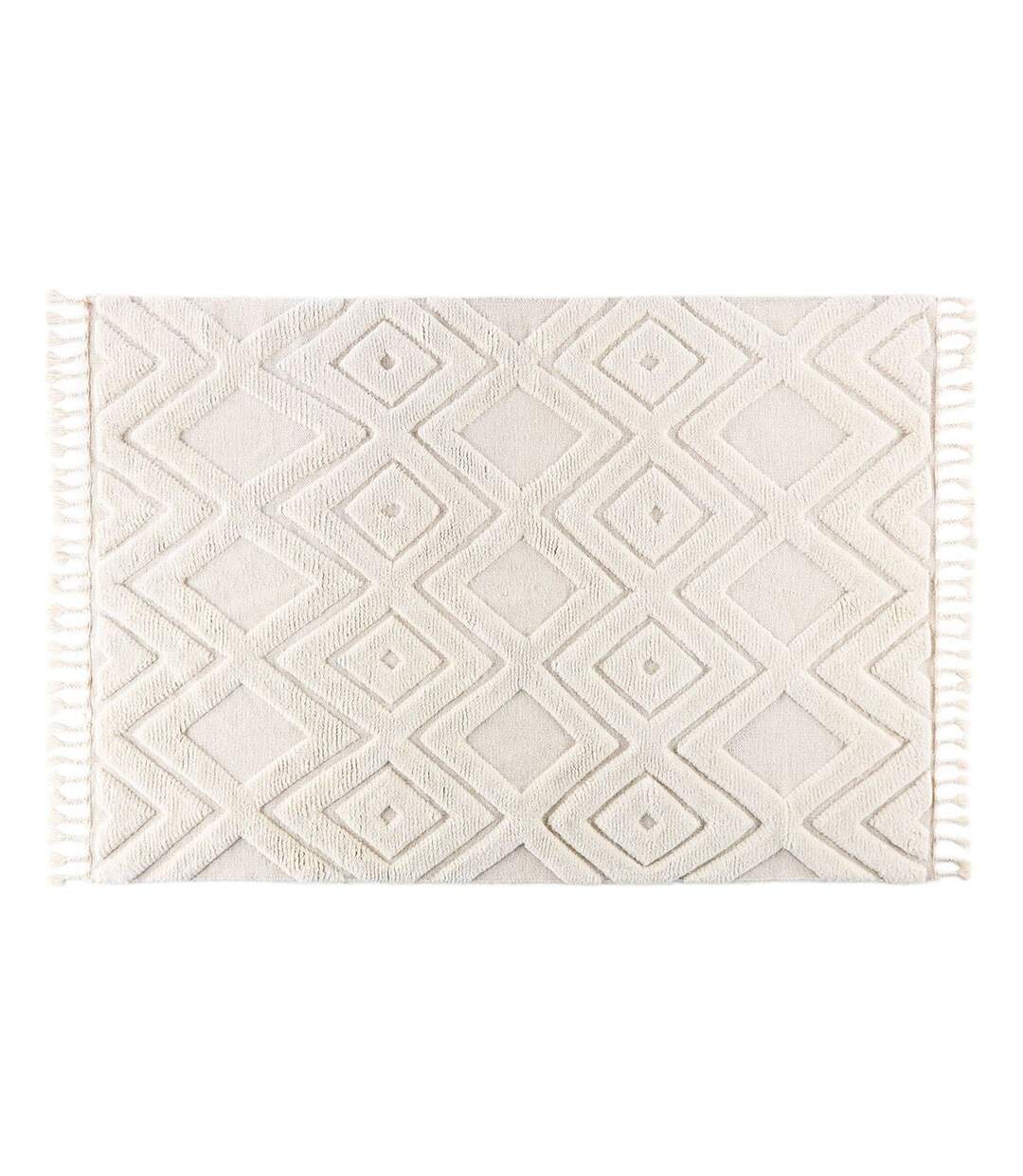 Tapis Déco en Laine Dahlia 300x400cm Blanc-1