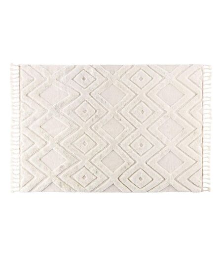 Tapis Déco en Laine Dahlia 300x400cm Blanc
