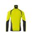 Pull Accelerate Safe Homme Jaune Fluo Bleu Marine Foncé Mascot-2