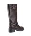 Womens/ladies Nash Tall Biker Boots Brown Rocket Dog-2