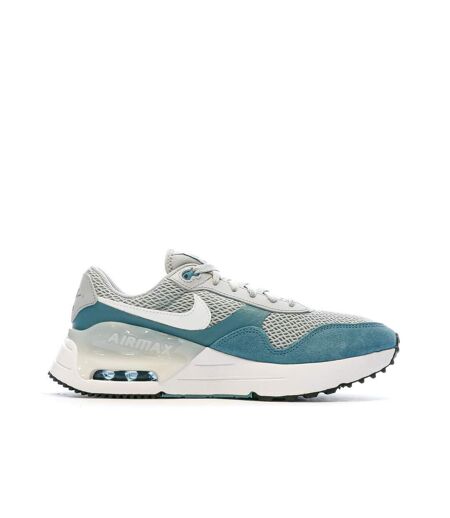 Baskets gris/bleu homme nike air max systm