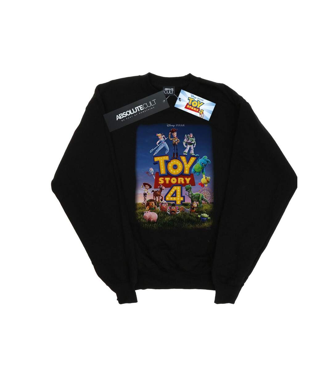 Disney Sweatshirt Womens/Ladies Toy Story 4 Poster Art (Noir) - UTBI42035-1