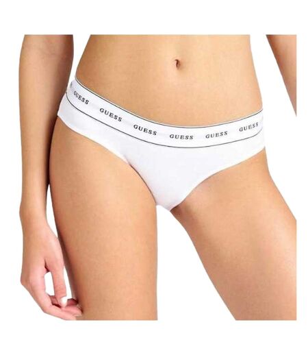 Culotte Motif/style Logo Femme Blanc Guess